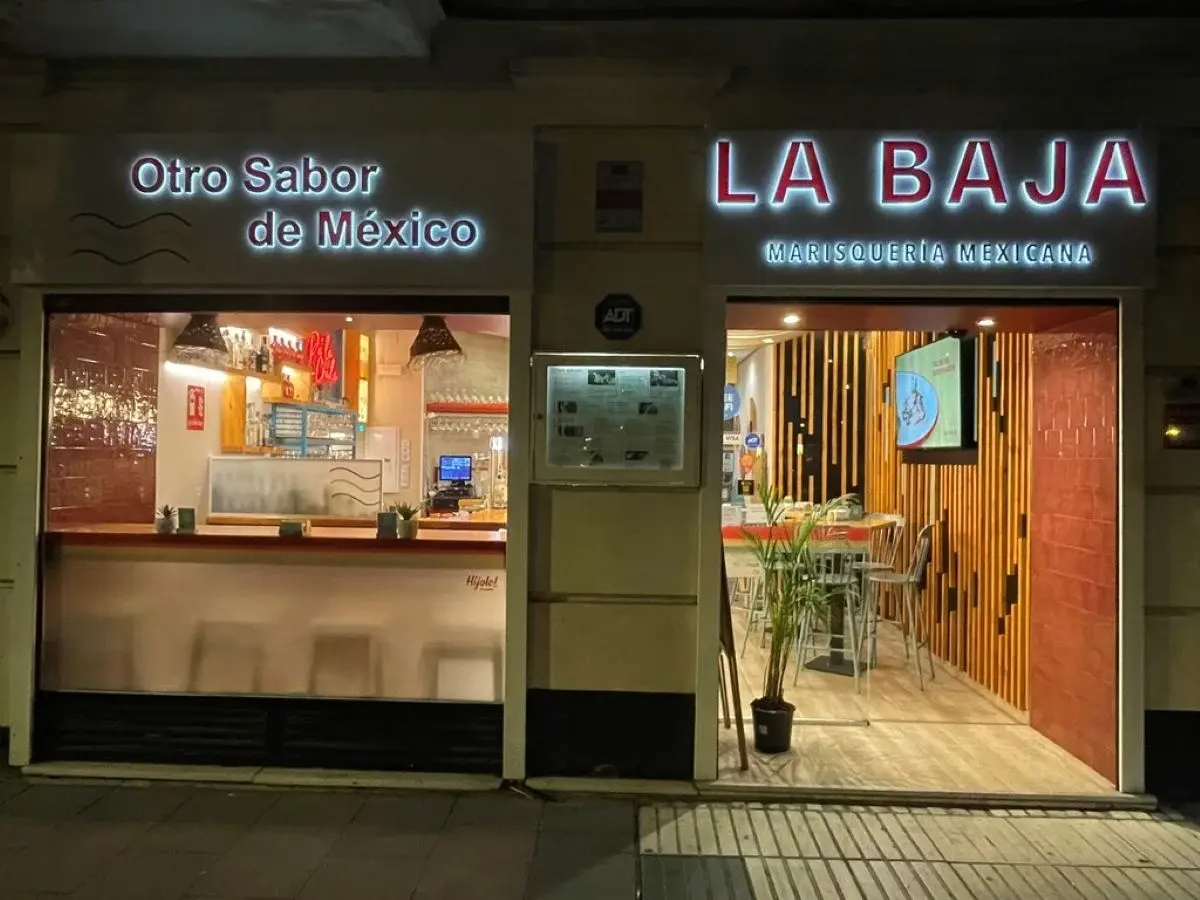 Interior de La Baja Marisquería | Mexicano en Madrid
